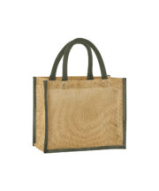 Natural starched jute midi tote - Image 2
