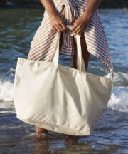 Oversized heavy duty canvas tote bag