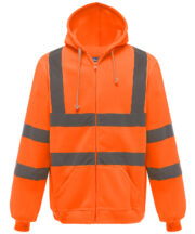 Hi-vis zip hoodie (HVK07) - Image 3