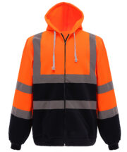 Hi-vis zip hoodie (HVK07) - Image 4