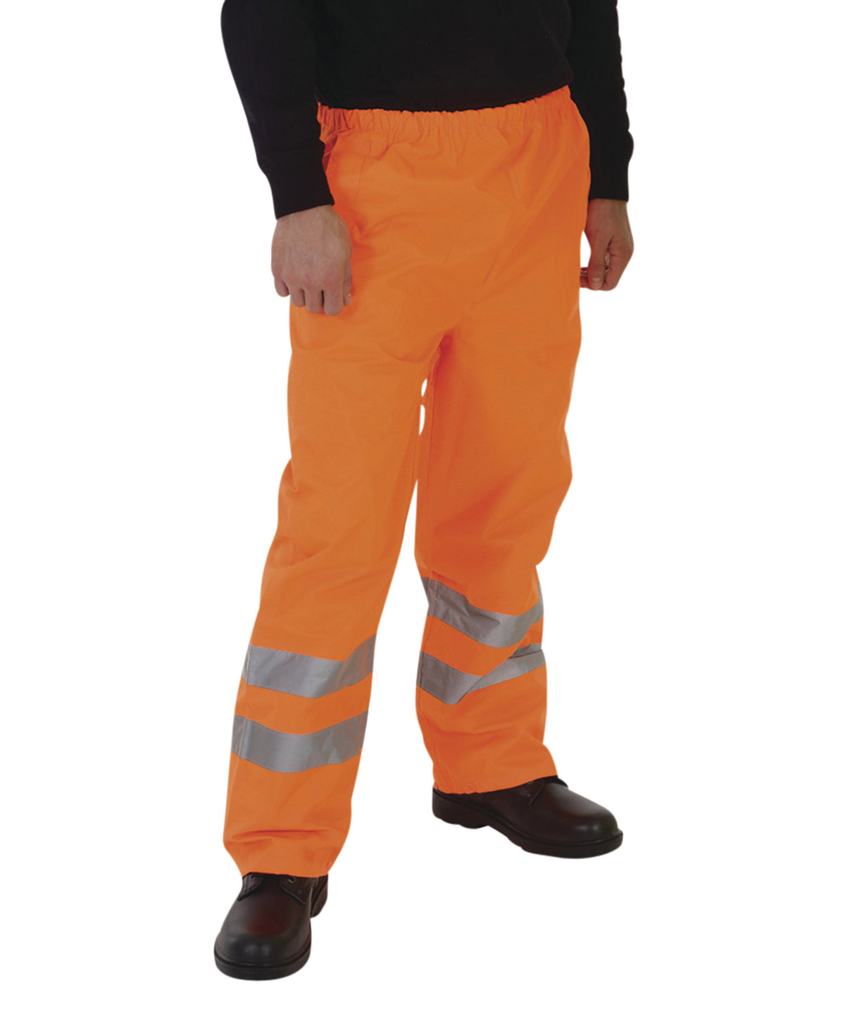 YK071_LS00_2025.jpg Hi-vis waterproof overtrousers (HVS462) - Image 1