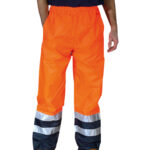 Hi-vis waterproof overtrousers (HVS463)