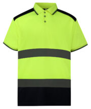 Hi-vis two-tone polo shirt (HVJ220) - Image 2