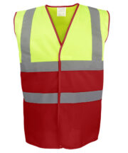Hi-vis two-tone waistcoat (HVW122) - Image 4