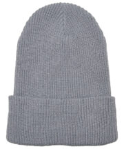 Recycled yarn ribbed knit beanie (1504RY) - Image 2