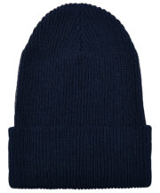 Recycled yarn ribbed knit beanie (1504RY) - Image 3