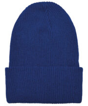 Recycled yarn ribbed knit beanie (1504RY) - Image 5