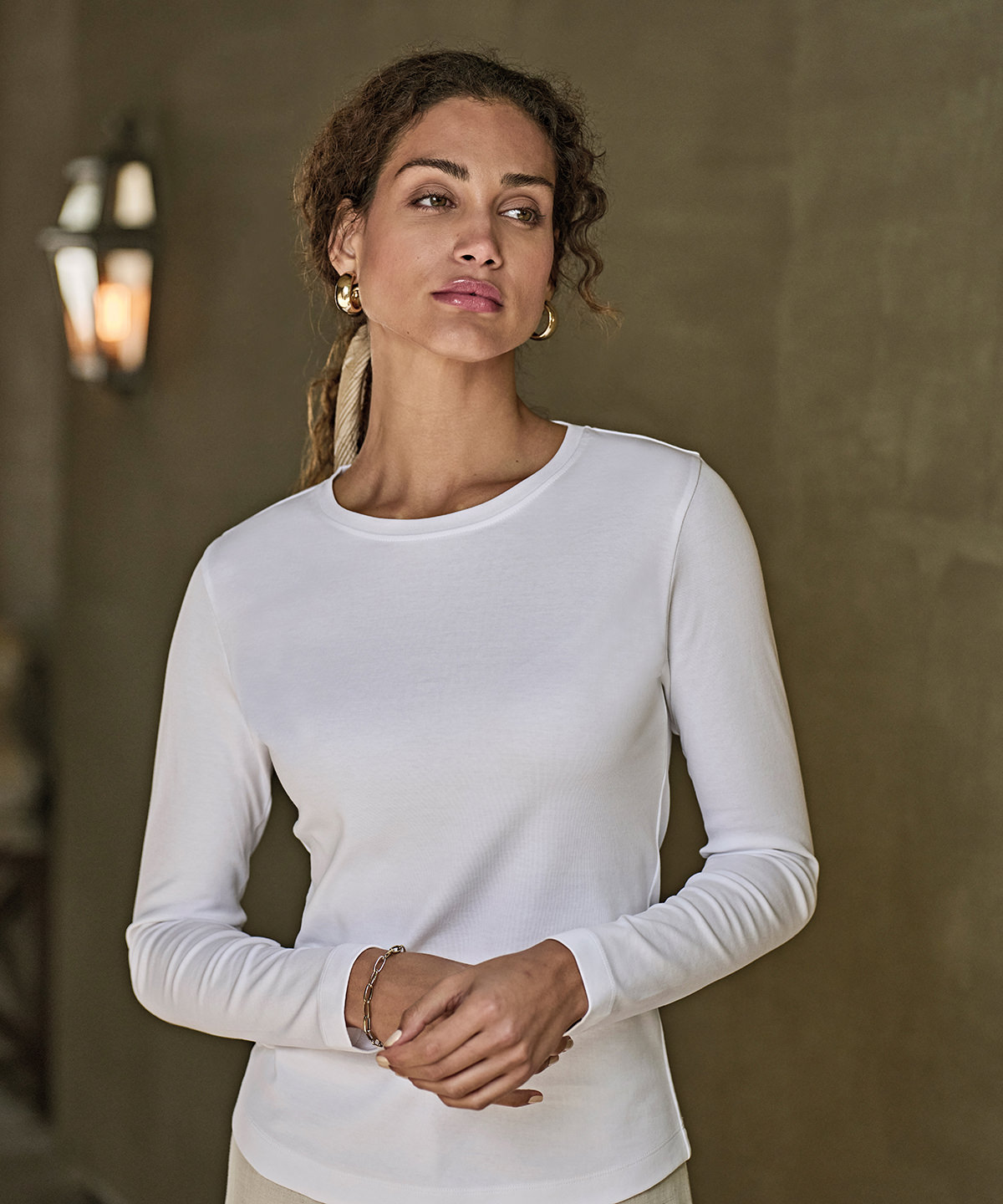 TJ004_LS00_2026 Women’s long sleeve interlock tee (590) - Image 1