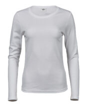 Women’s long sleeve interlock tee (590) - Image 2