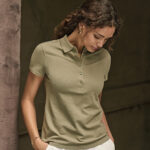 Women’s luxury stretch polo (145)