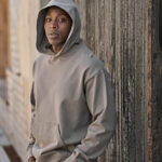 UNLABELED heavy loose-fit hooded sweatshirt (5162)
