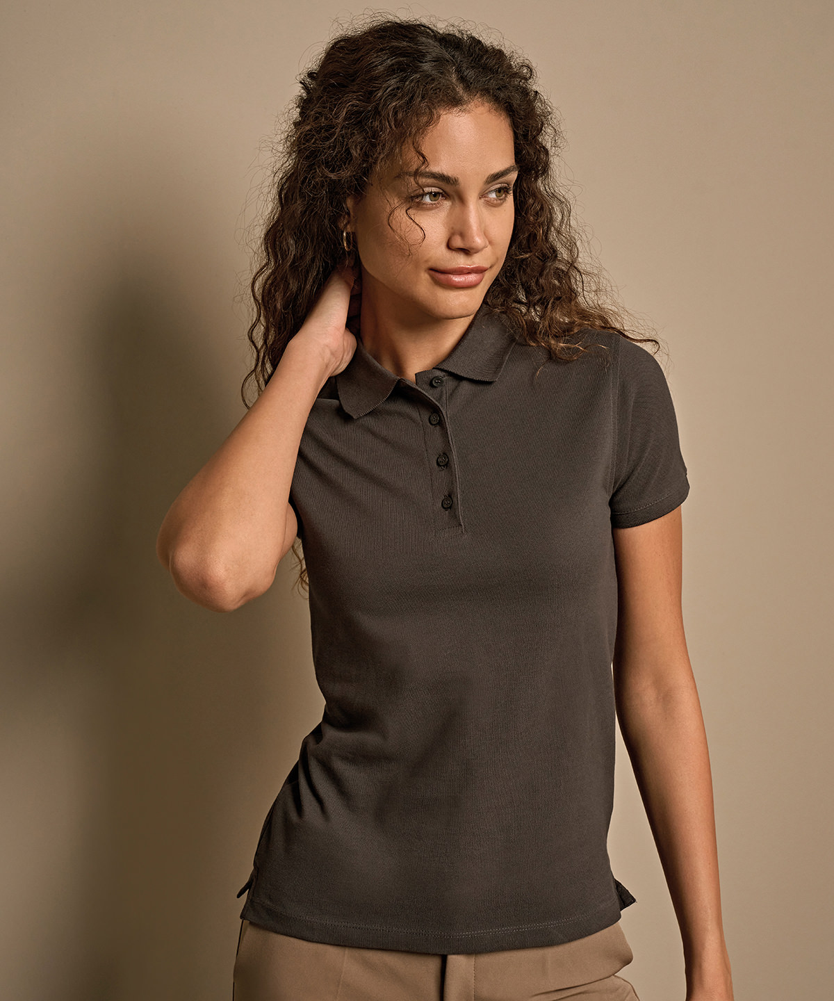 TJ030_LS00_2026 Women’s heavy polo (1401) - Image 1