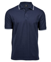 Luxury stripe stretch polo (1407) - Image 5