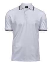Luxury stripe stretch polo (1407) - Image 2