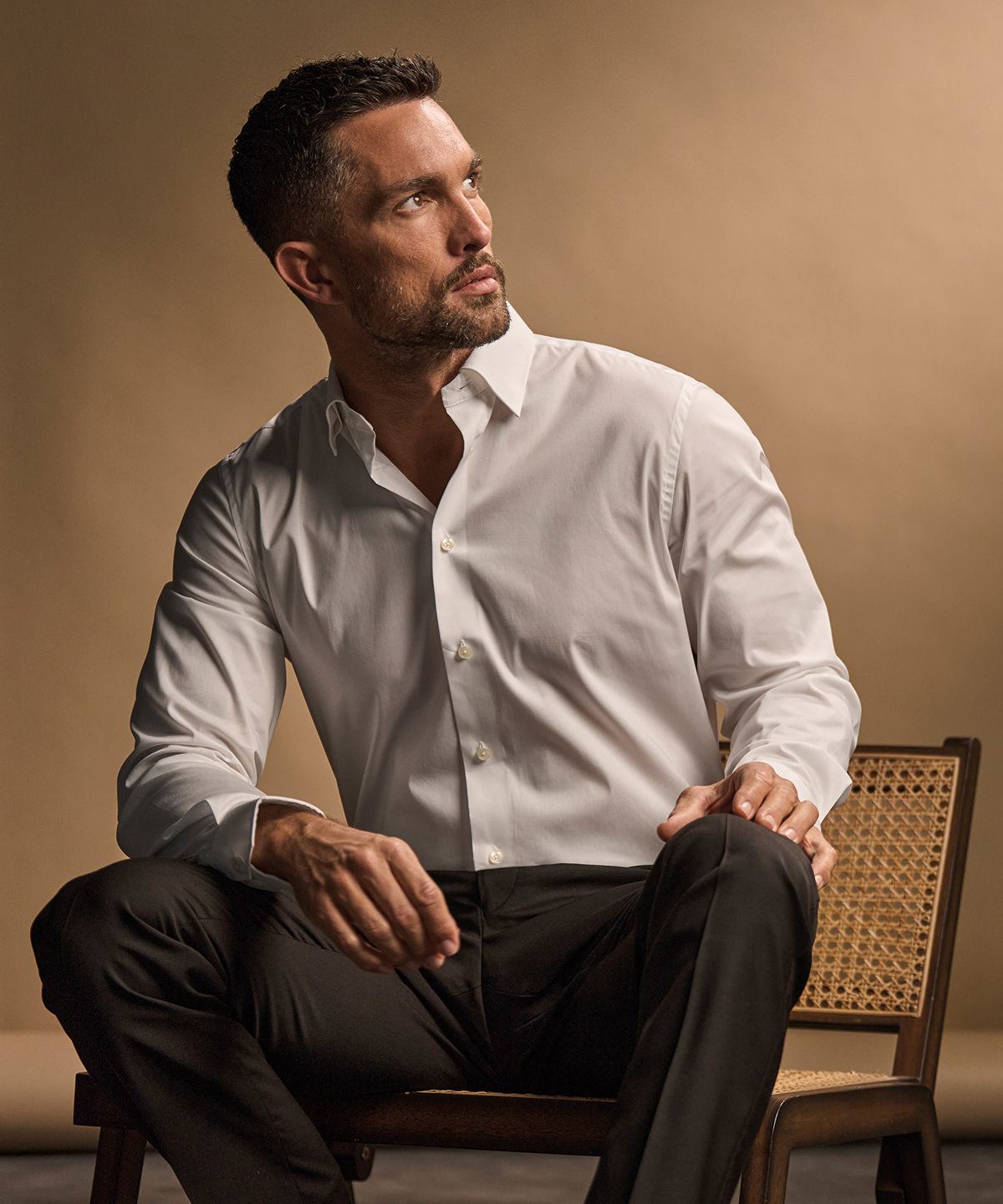 TJ041_LS00_2026 Stretch luxury shirt (4024) - Image 1