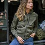 Women’s fashion full-zip hoodie (5436)