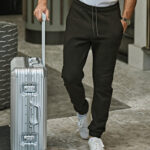 Ribbed interlock pants (5510)