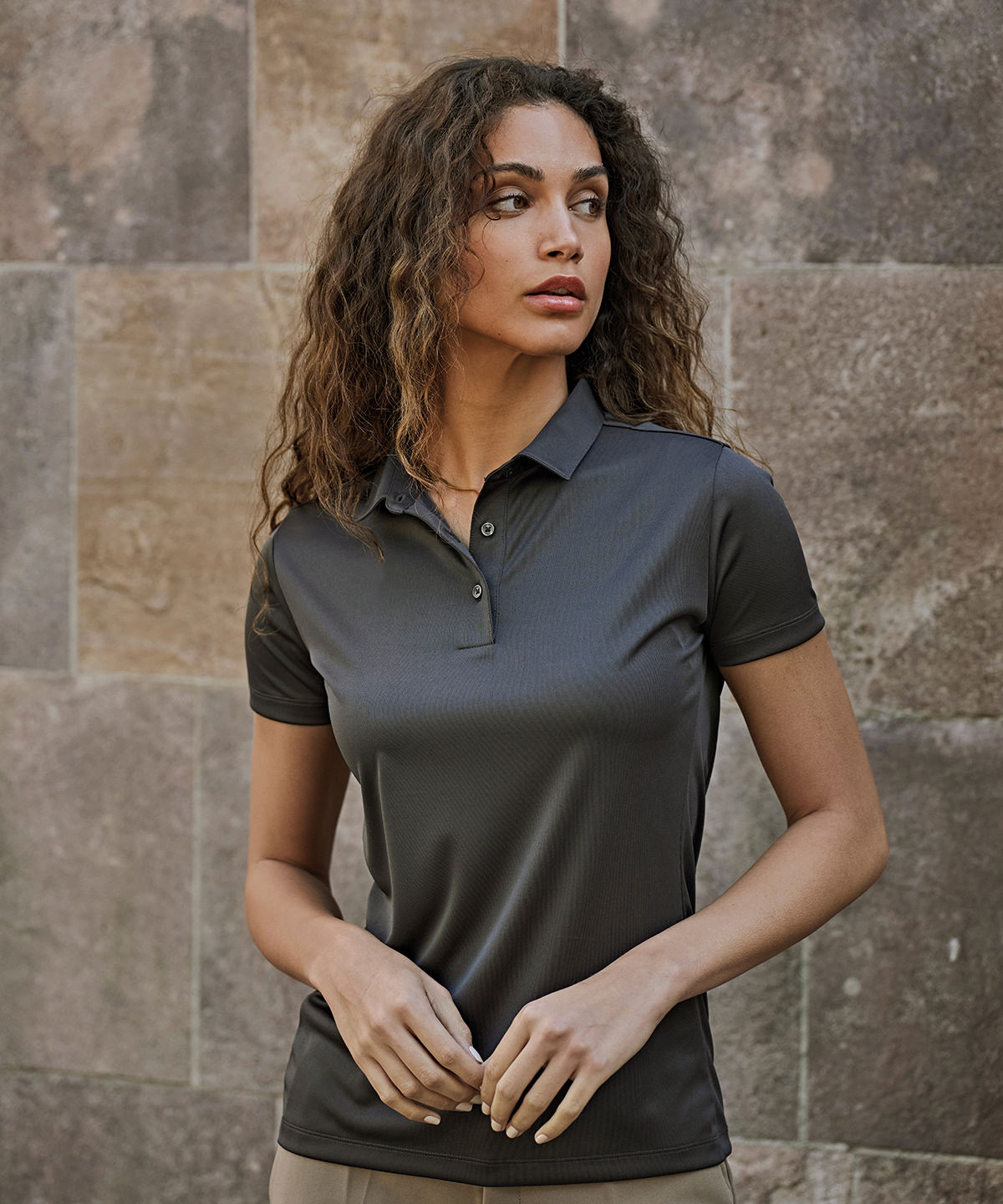 TJ075_LS00_2026 Women’s luxury sport polo (7201) - Image 1