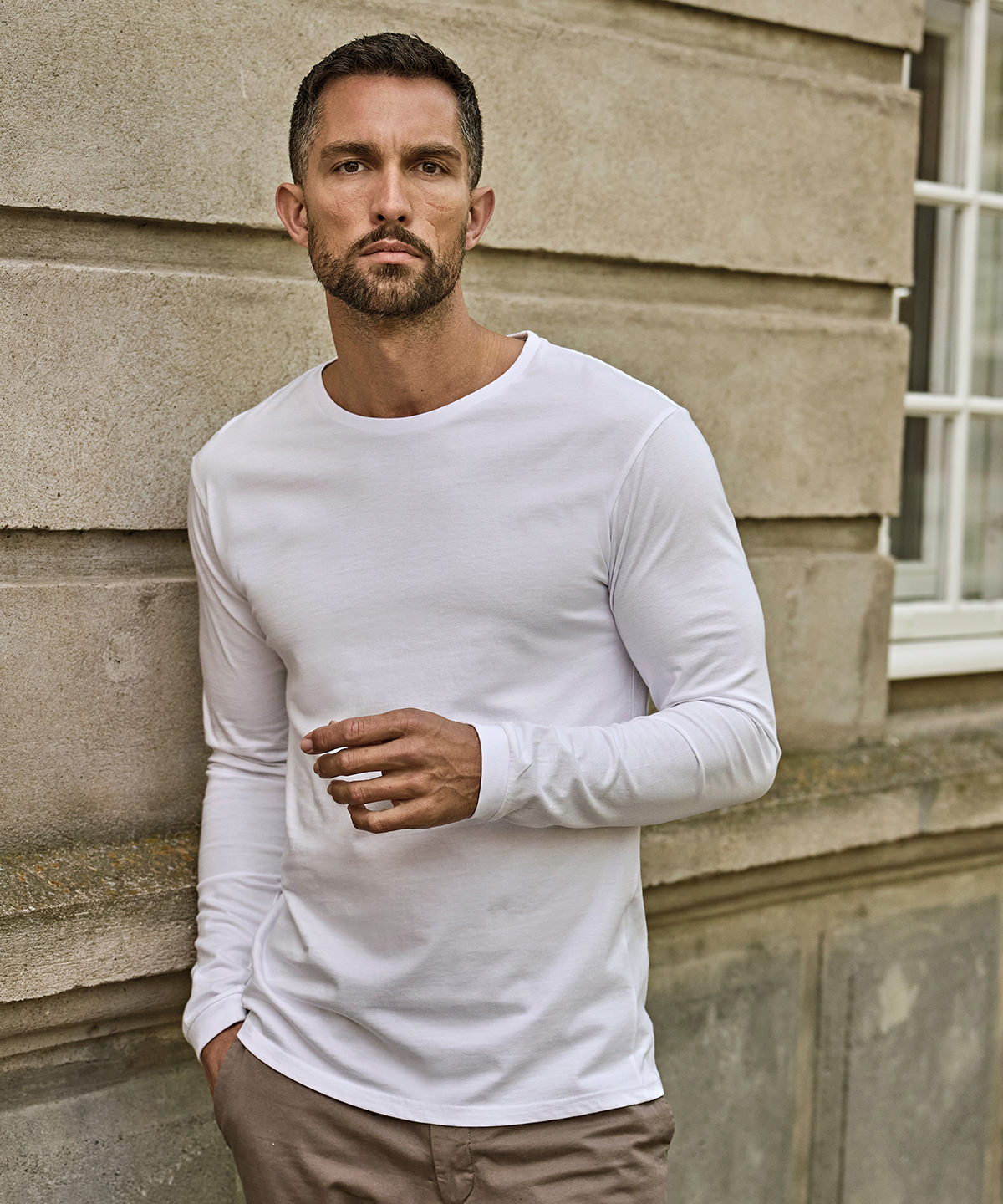 TJ078_LS00_2026 Long sleeve fashion Sof tee (8007) - Image 1