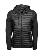 Women’s hooded crossover jacket (9629) - Image 2