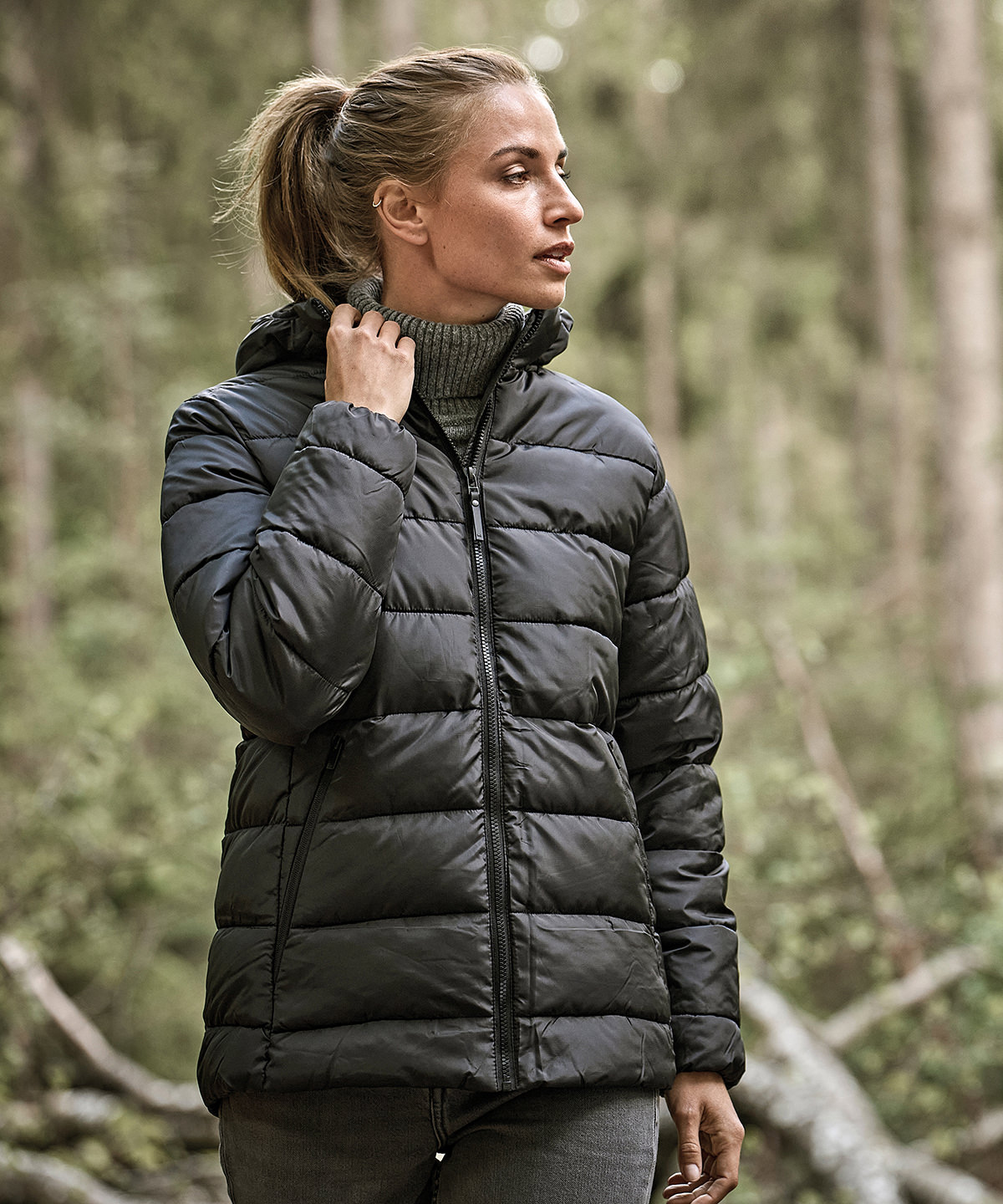 TJ113_LS00_2026 Women’s lite hooded jacket (9647) - Image 1
